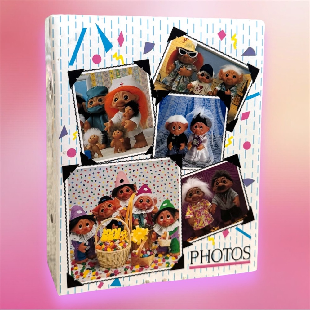 1992 Vintage Troll Doll Photo Album. Great Condition. Original Owner.